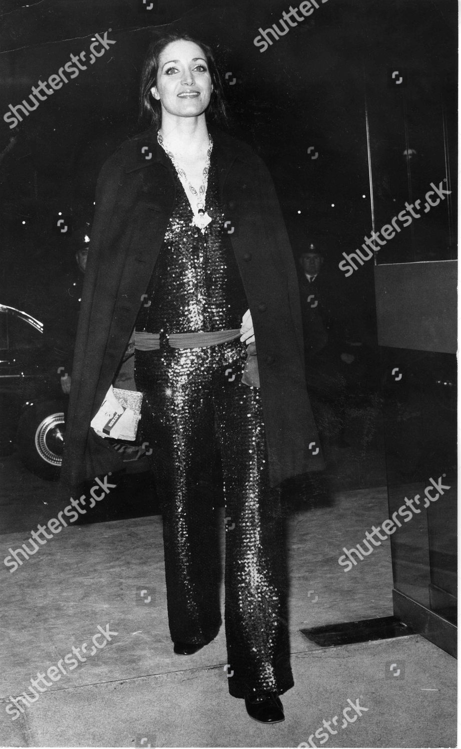 Actress Francoise Fabian Arriving Film Premiere Redaktionelles Stockfoto Stockbild Shutterstock