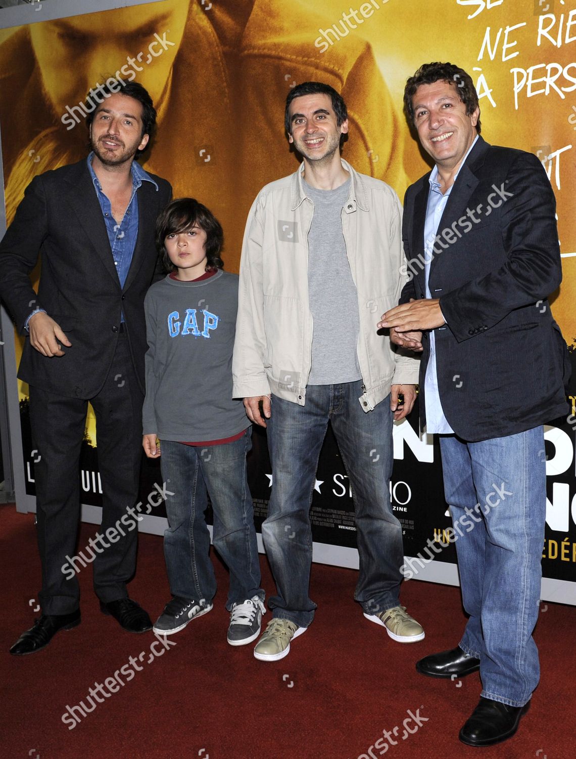 Edouard Baer Anton Balekdjian Frederic Balekdjian Editorial Stock Photo