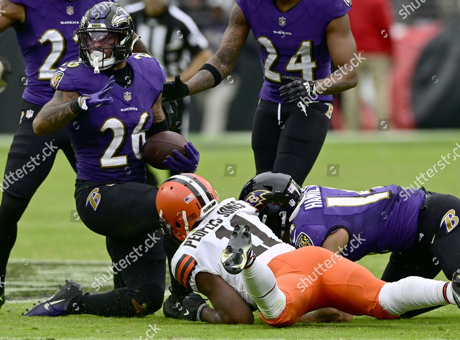 Baltimore Ravens Safety Geno Stone 26 Editorial Stock Photo - Stock Image