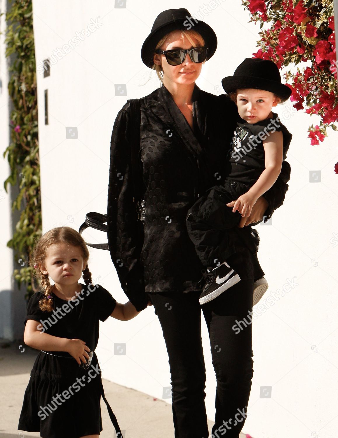 Nicole Richie Children Harlow Richiemadden Sparrow Editorial Stock