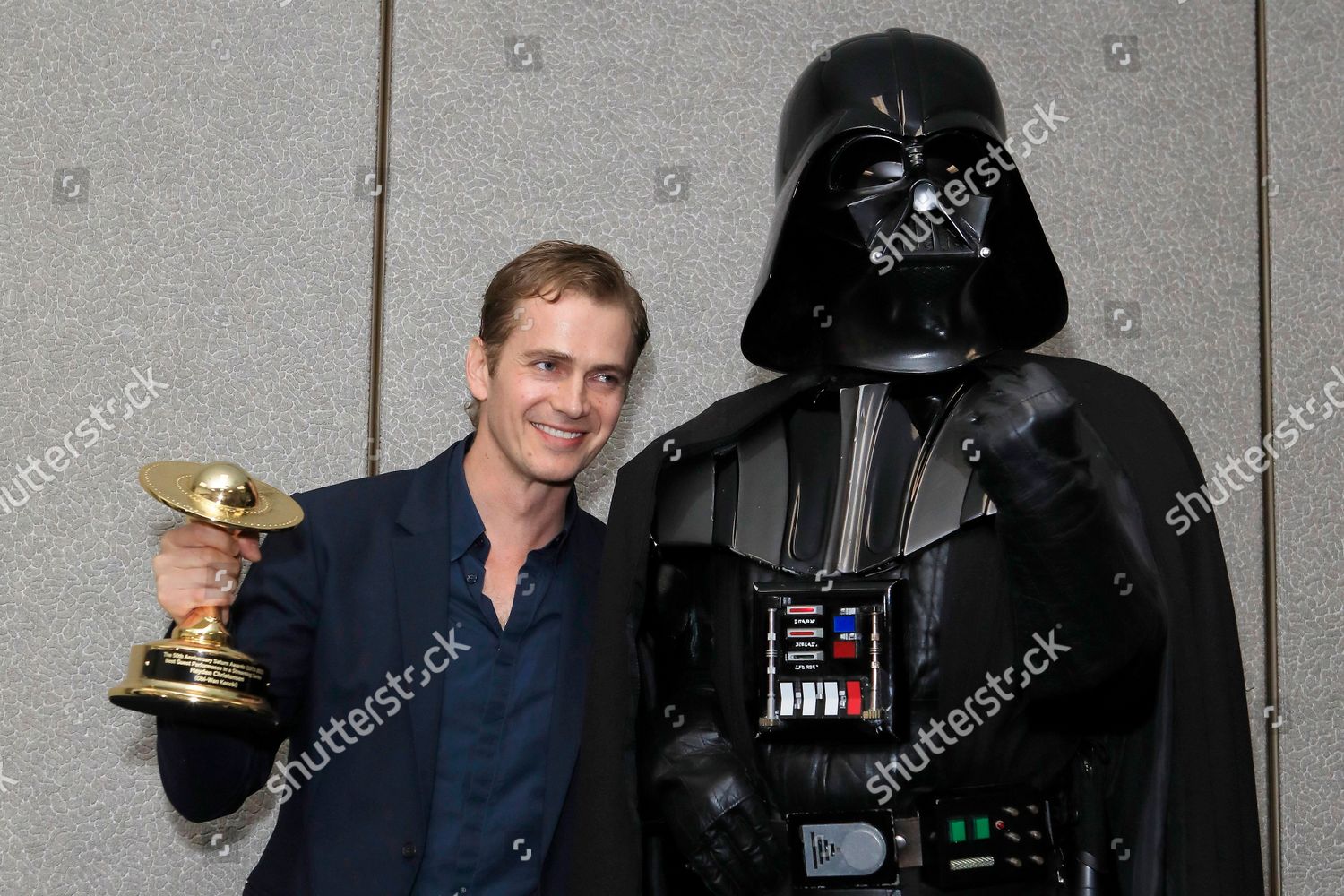 Hayden Christensen L Poses His Award Editorial Stock Photo - Stock ...