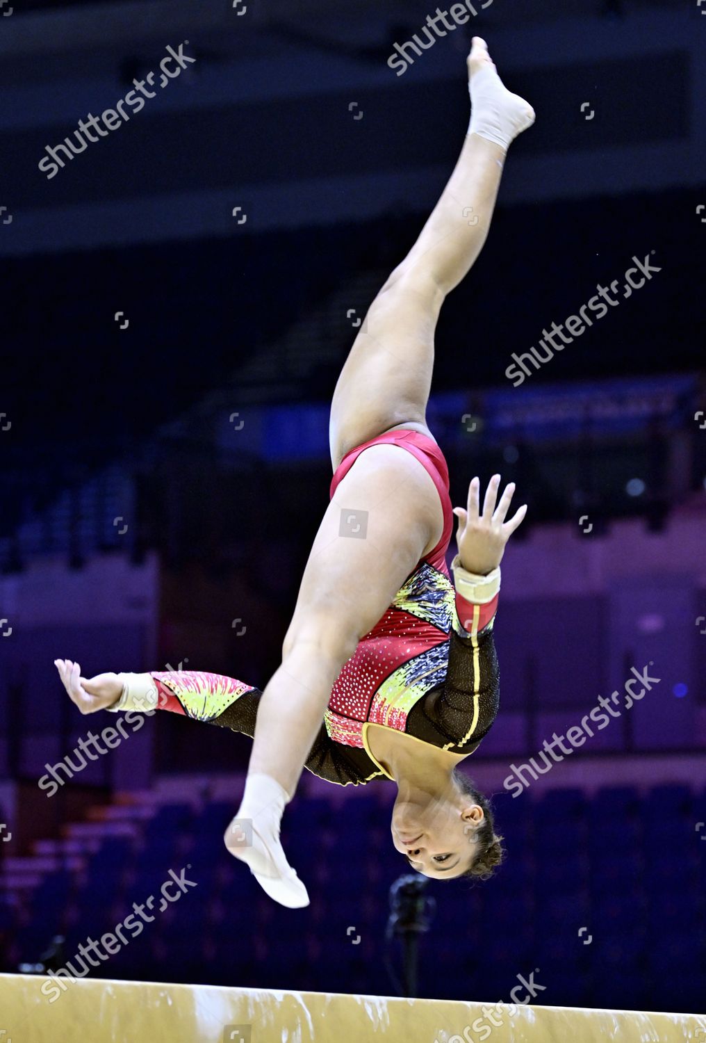 Belgian Gymnast Jutta Verkest Pictured Action Editorial Stock Photo ...