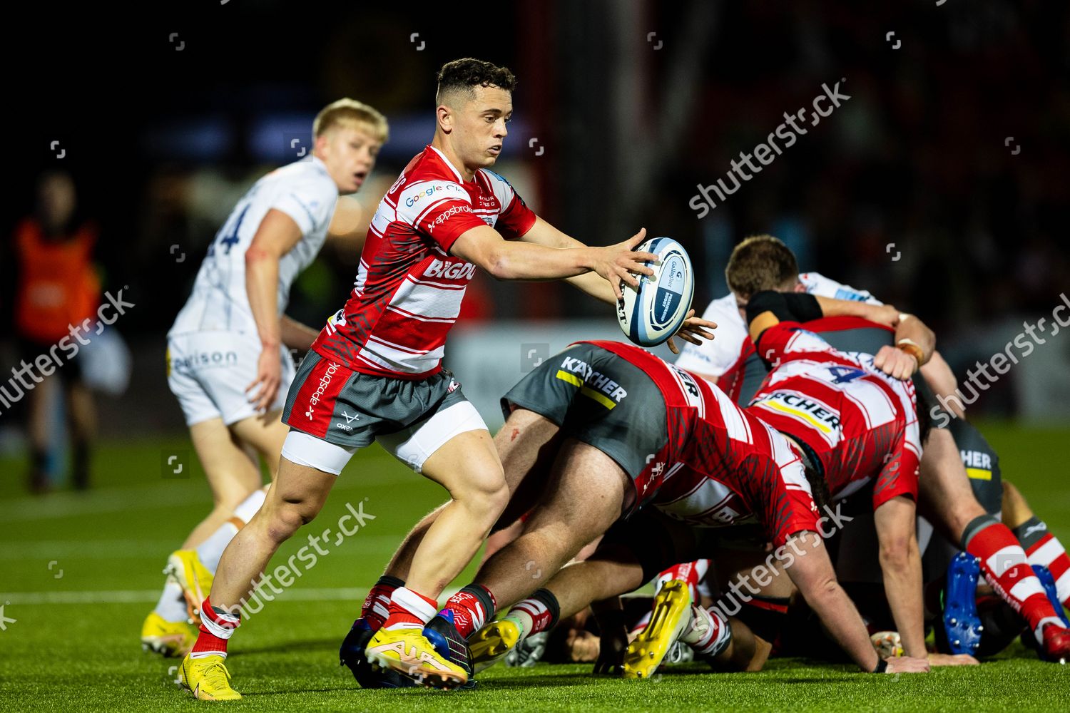 Charlie Chapman Gloucester Rugby Looks Kick Editorial Stock Photo
