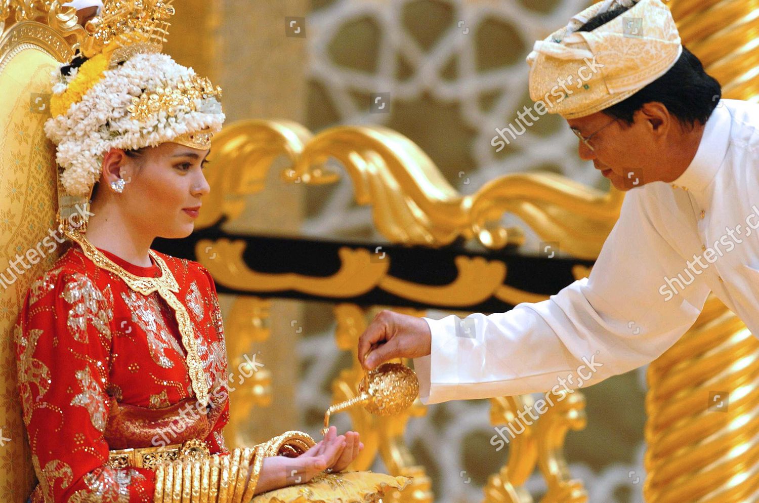 Royal Wedding Brunei Berinai Ceremony Throne Editorial Stock Photo ...