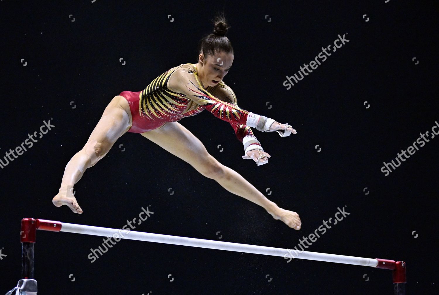 Belgian Gymnast Nina Derwael Pictured Action Editorial Stock Photo ...