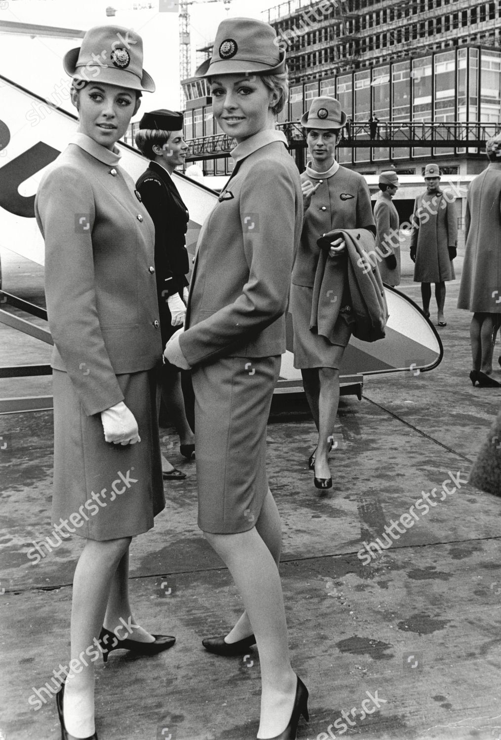 New Uniforms Air Hostesses British United Editorial Stock Photo - Stock ...