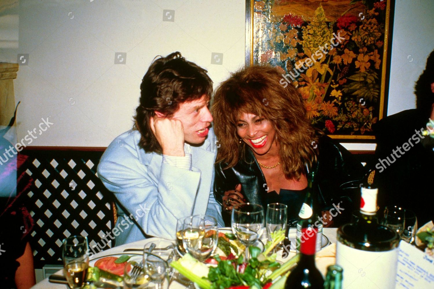 Mick Jagger Tina Turner 1987 Editorial Stock Photo Stock Image
