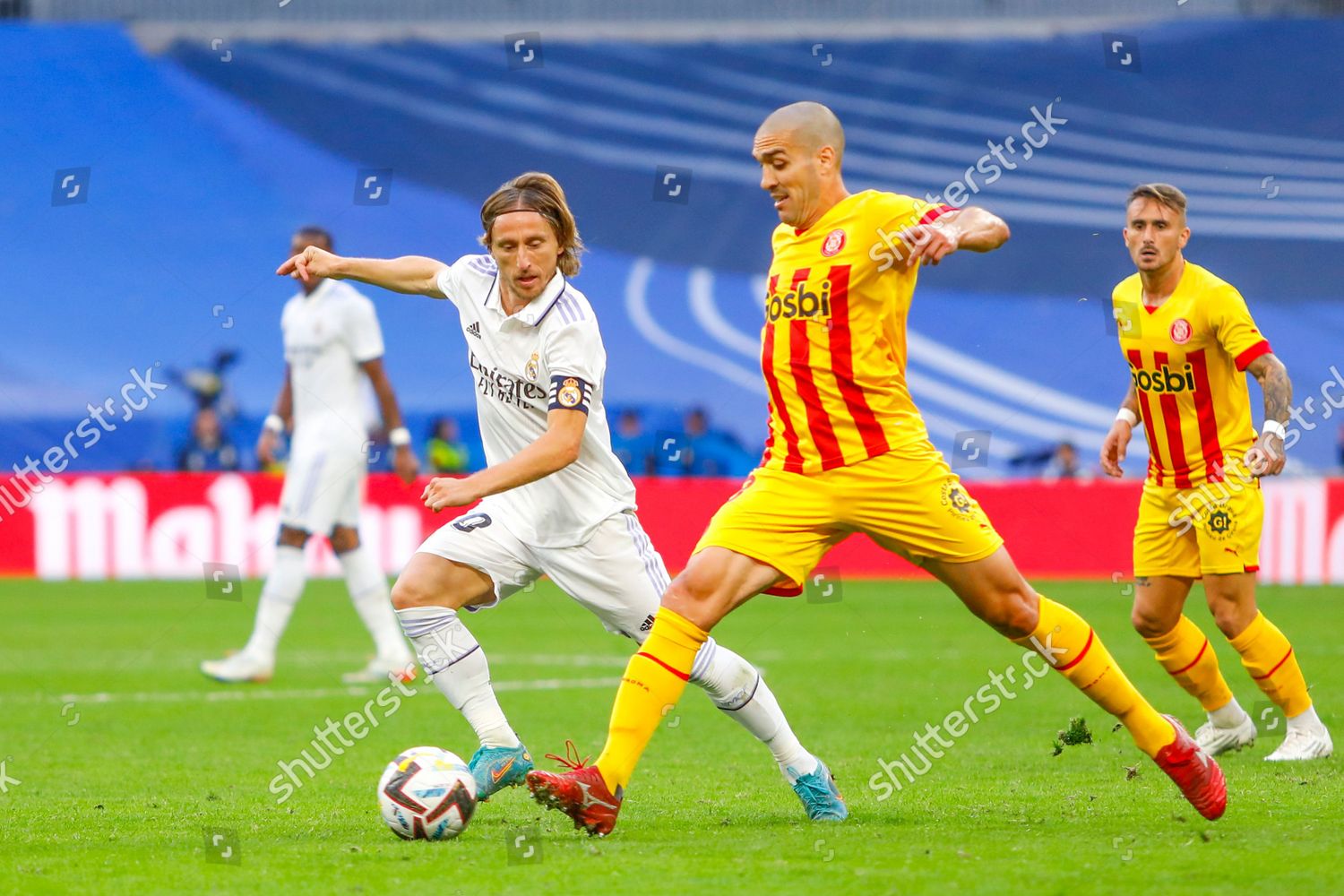 Luka Modric of Real Madrid during the La Liga match between Girona