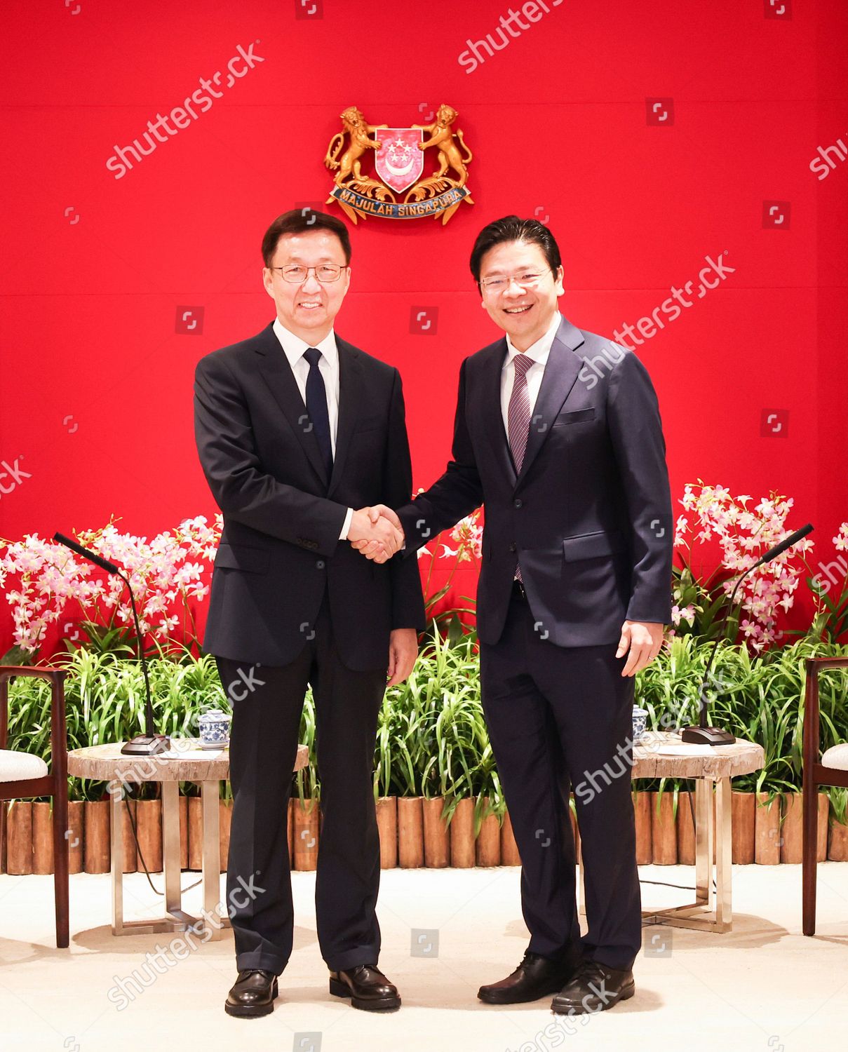 Chinese Vice Premier Han Zheng Meets Editorial Stock Photo Stock