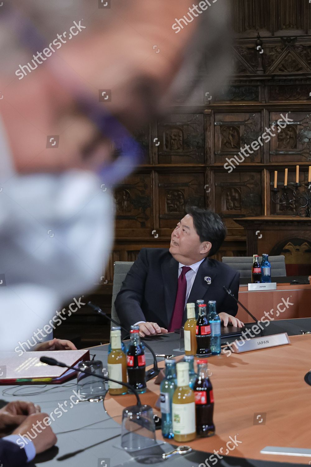 Japanese Foreign Minister Yoshimasa Hayashi Ahead Editorial Stock Photo ...