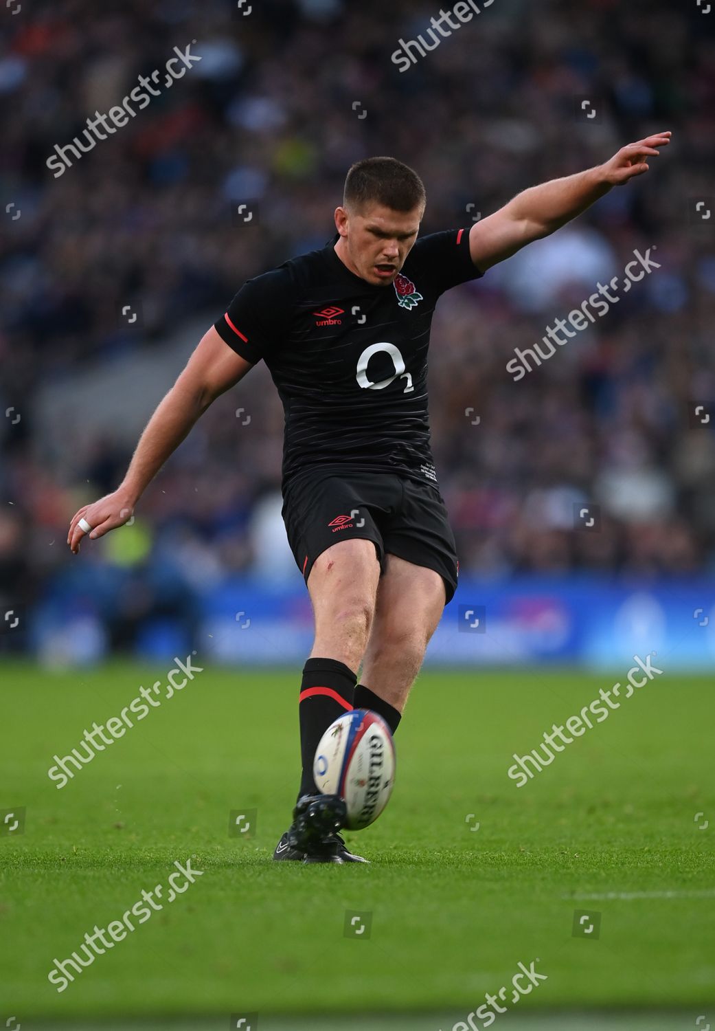 Englands Owen Farrell Scores Conversion Kick Editorial Stock Photo ...