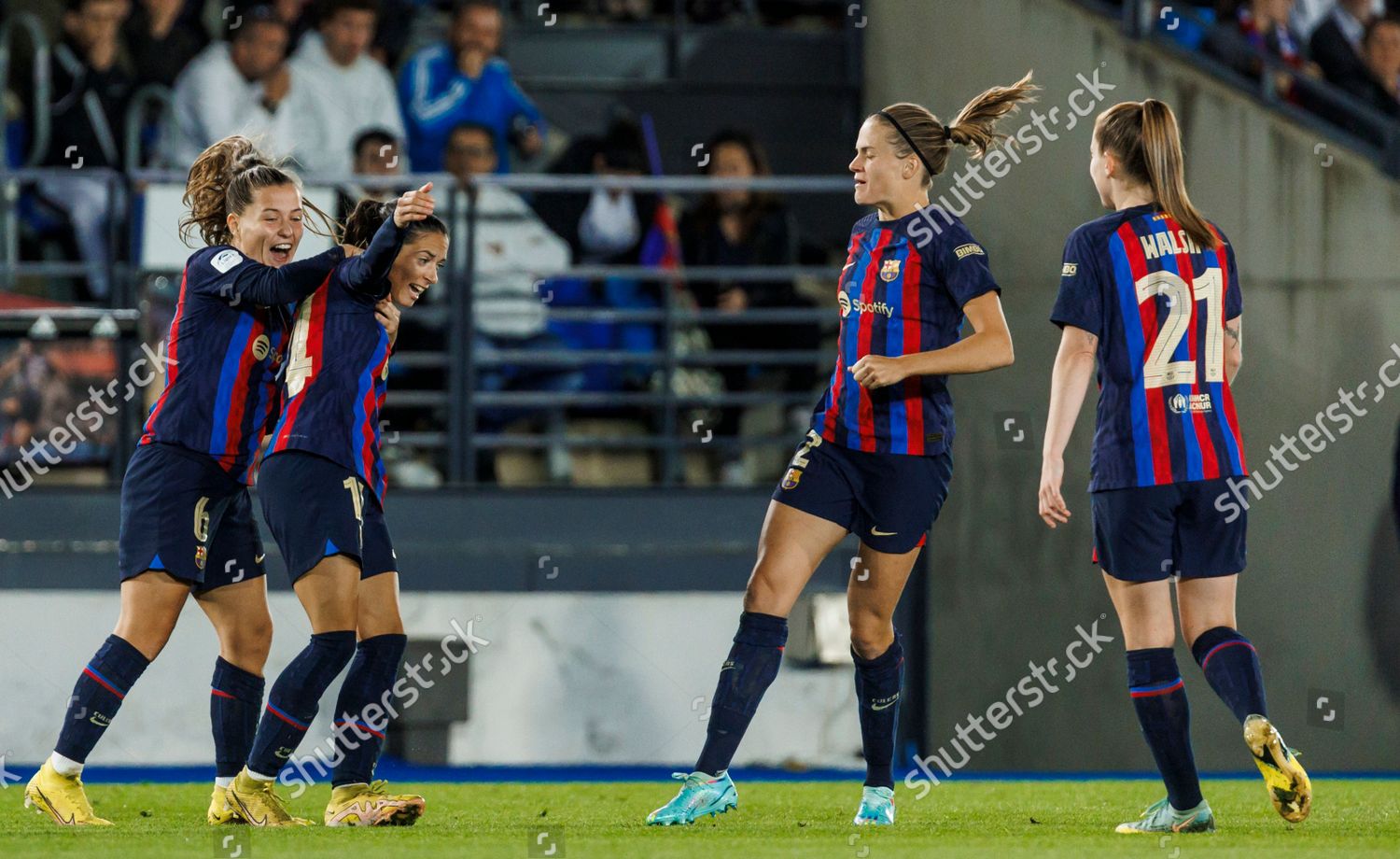 Aitana Bonmati Fc Barcelona Celebrate Goal Editorial Stock Photo