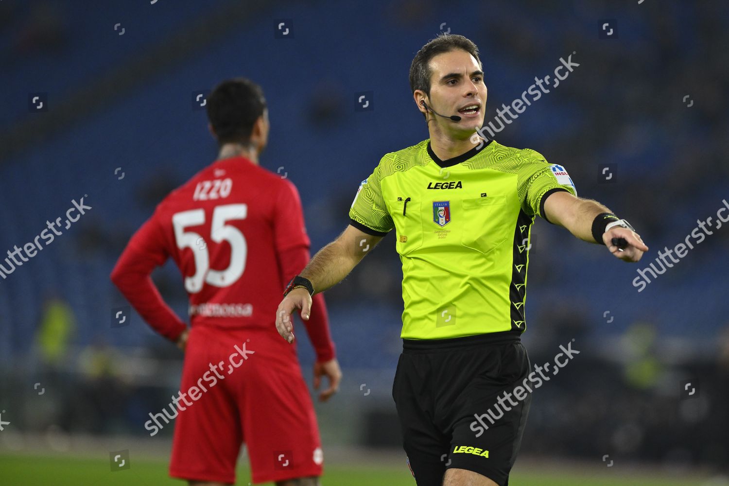 Referee Alberto Santoro During 14th Day Editorial Stock Photo Stock