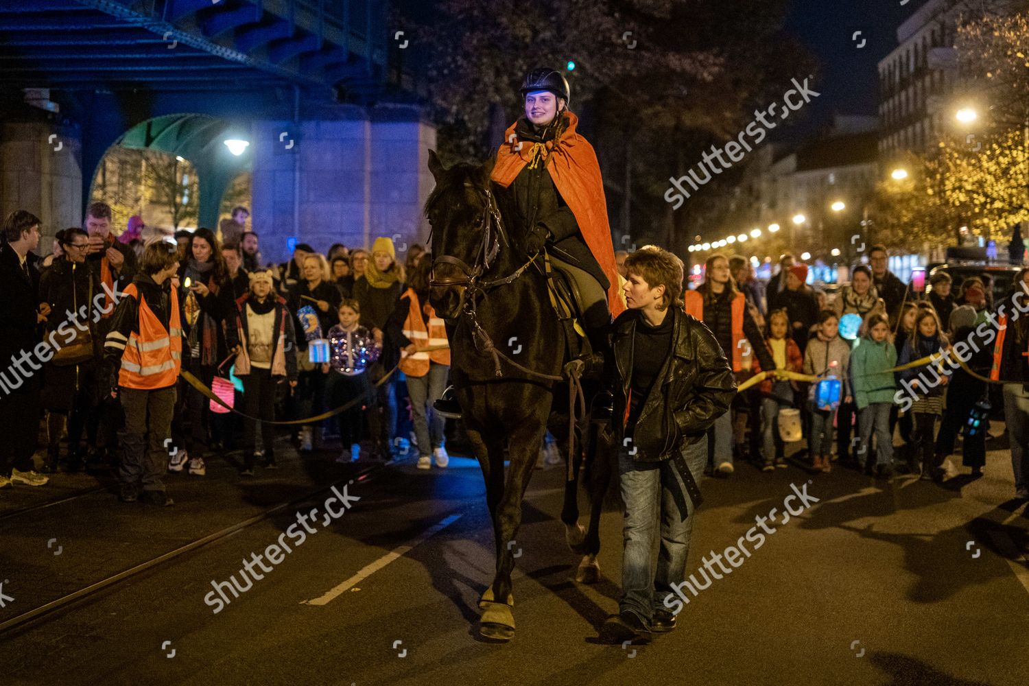 Traditional Lantern Procession St Martins Day Editorial Stock Photo