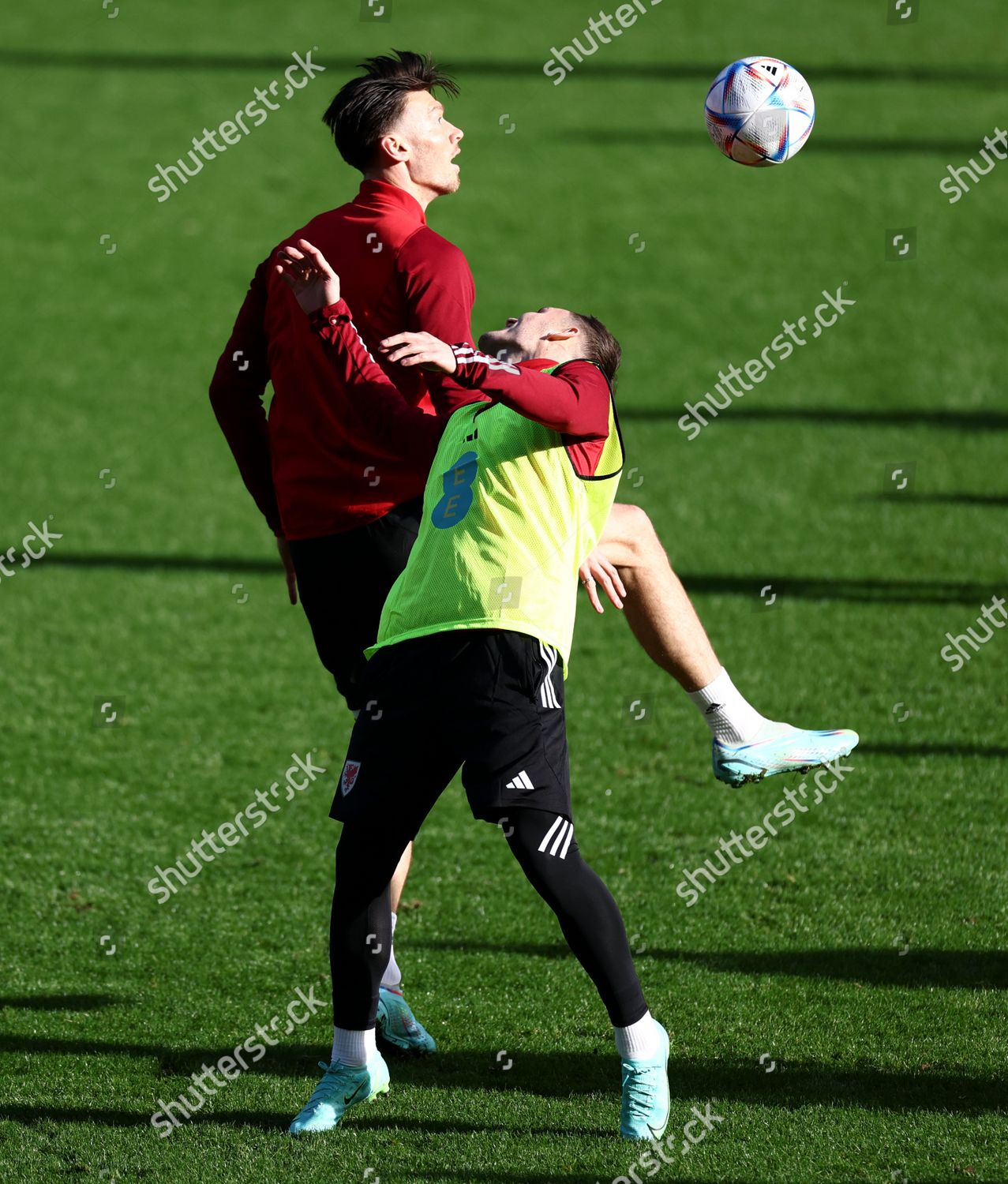 Kieffer Moore Wales During Training Session Editorial Stock Photo ...