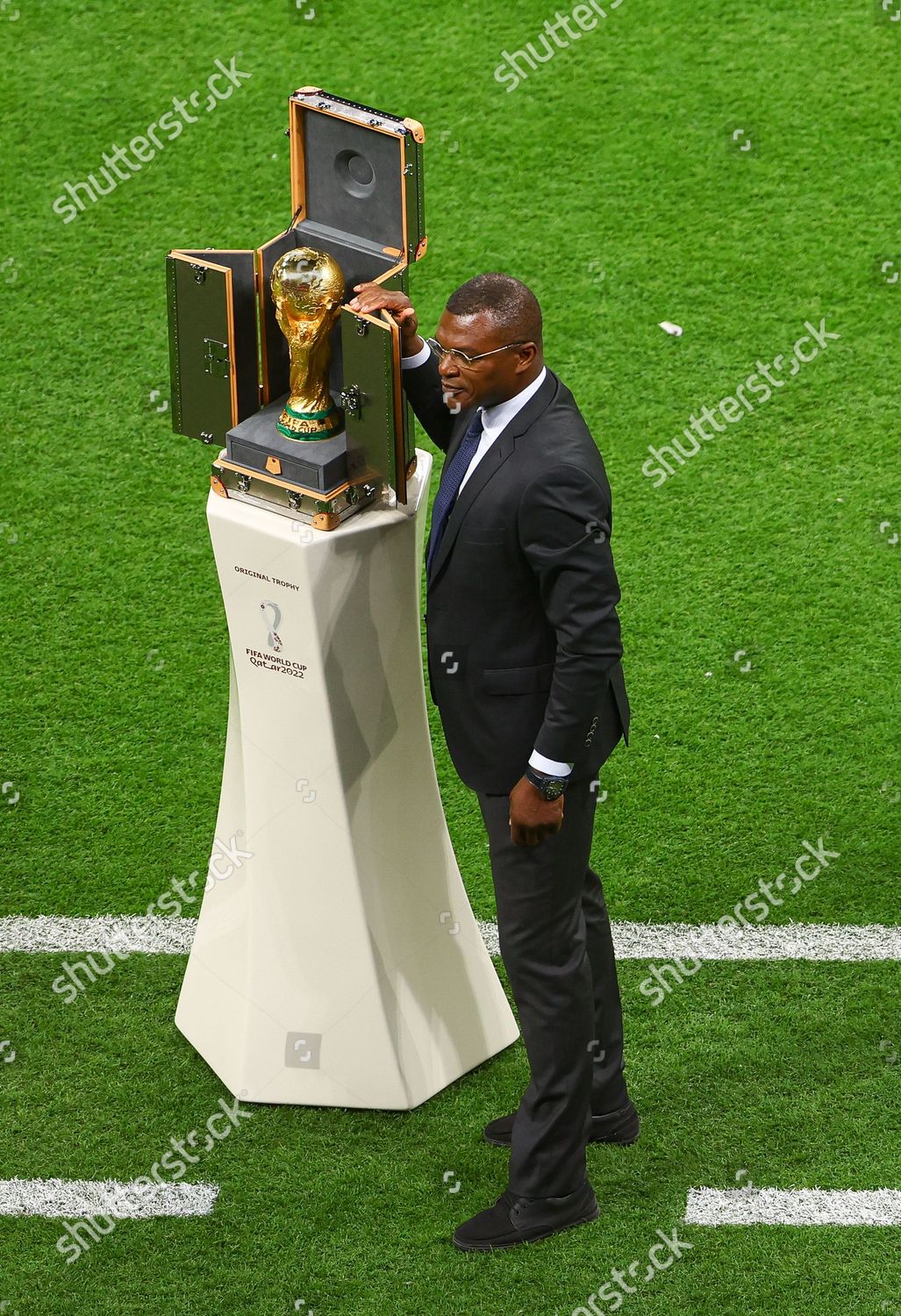 Marcel Desailly Stands Fifa World Cup Editorial Stock Photo - Stock Image