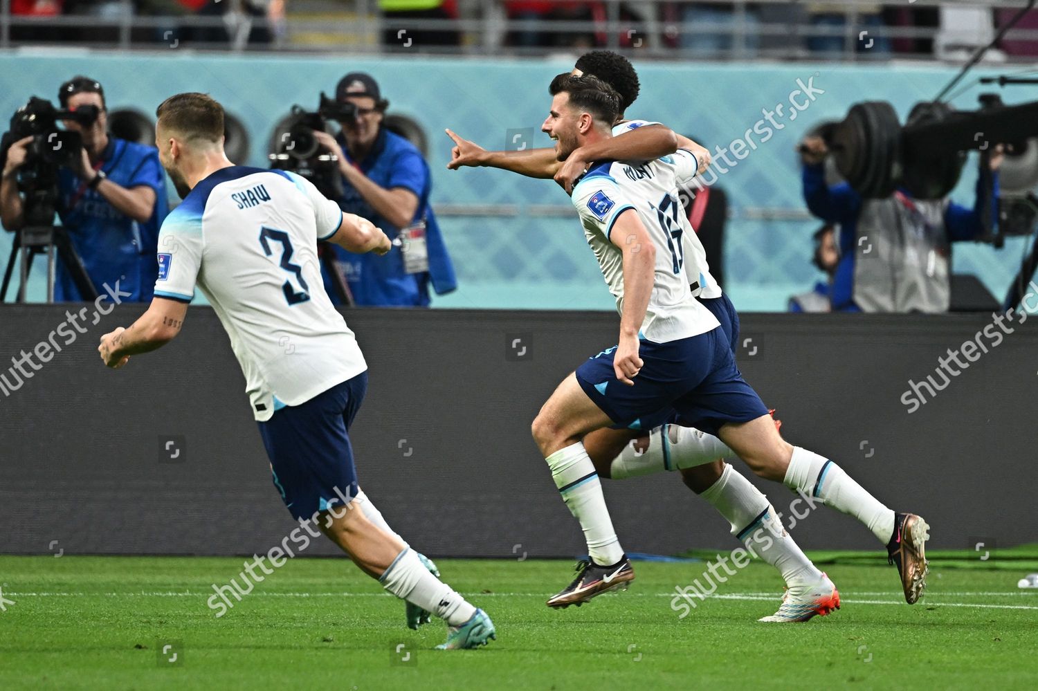 Luke Shaw Mason Mount Jude Bellingham Editorial Stock Photo - Stock ...