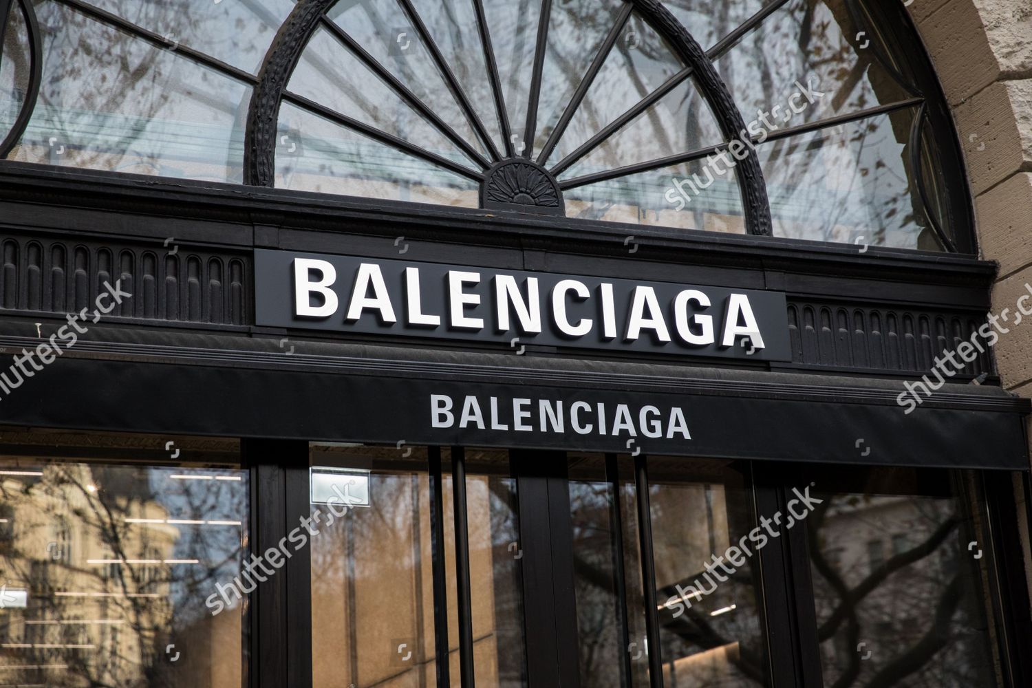 Storefront Balenciaga Store Berlin On November Editorial Stock Photo ...