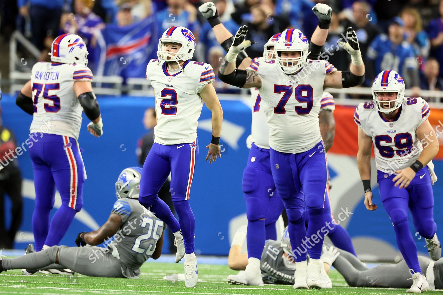 Buffalo Bills Place Kicker Tyler Bass Editorial Stock Photo - Stock Image