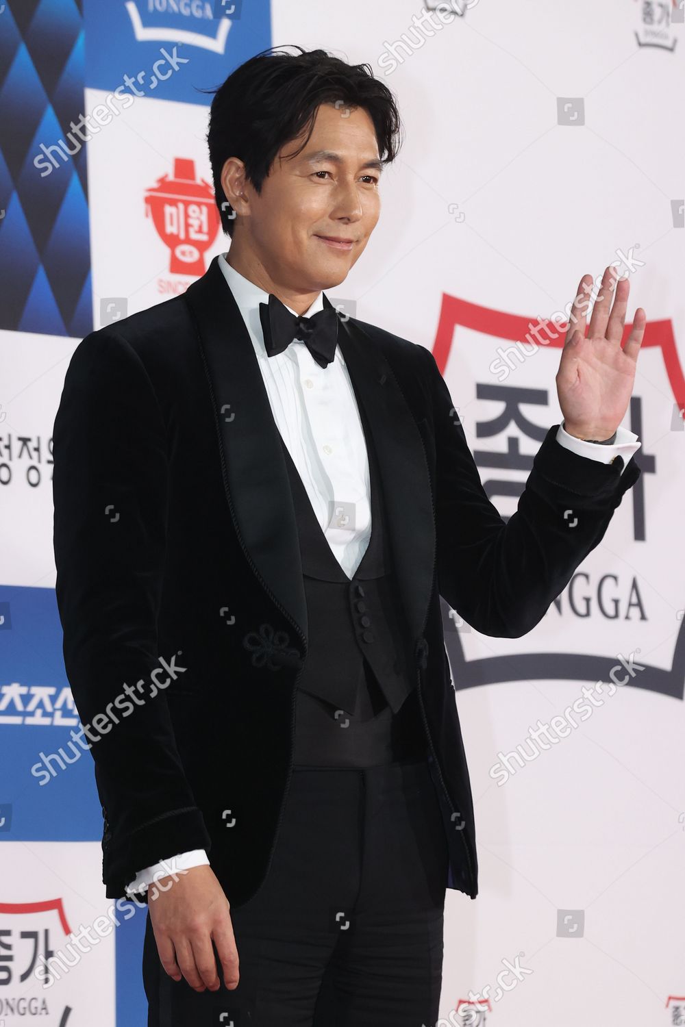 Jung Woosung Poses Photo During Red Editorial Stock Photo - Stock Image