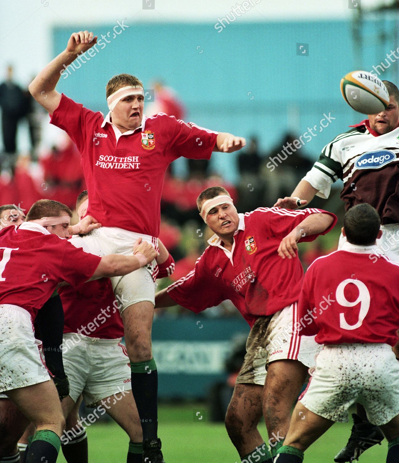 Ellis 1871 Rugby - Camicia Da Rugby Doddie Weir Lions, Traspirante - 2