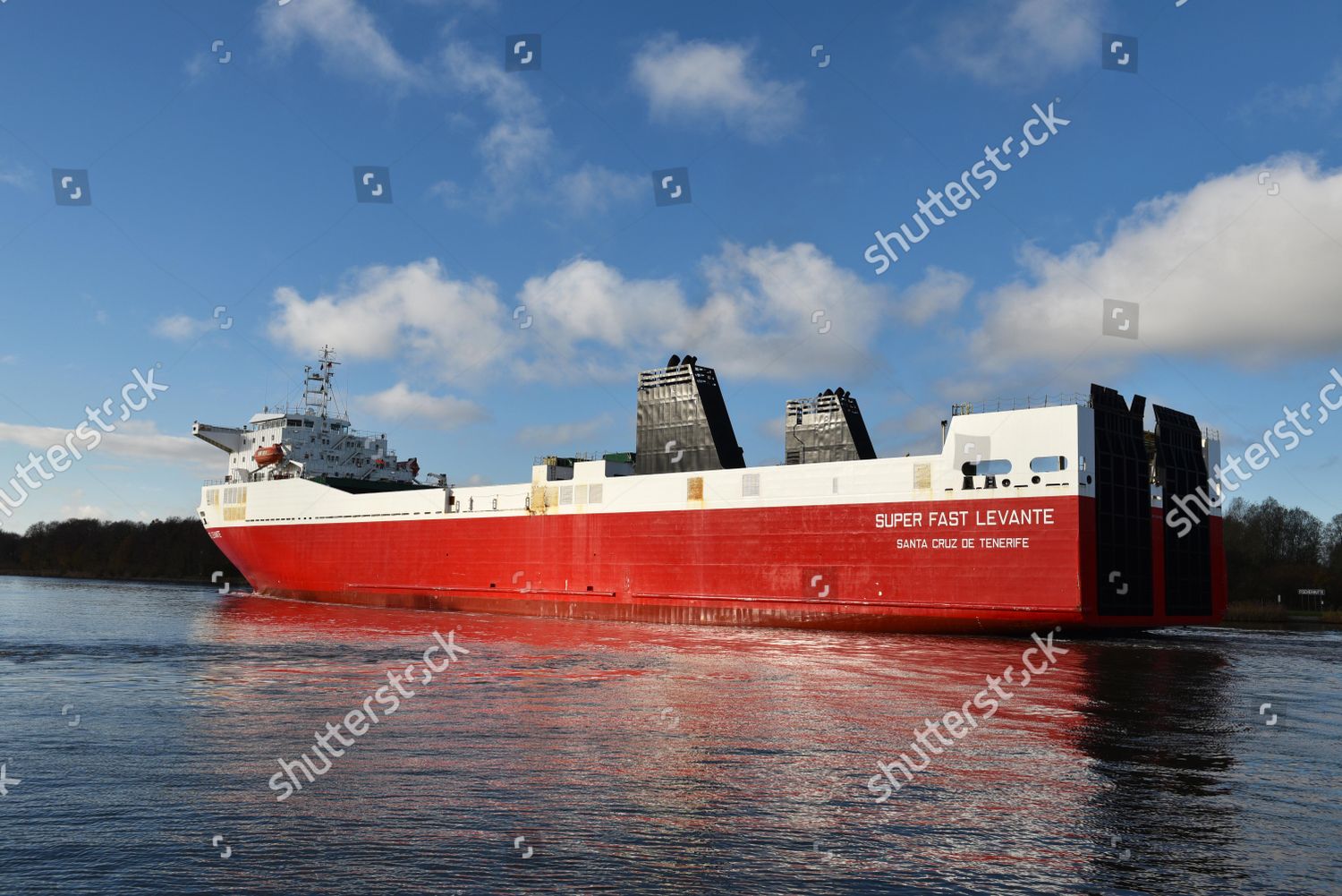 Roro Cargo Ship Super Fast Levante Editorial Stock Photo - Stock Image ...
