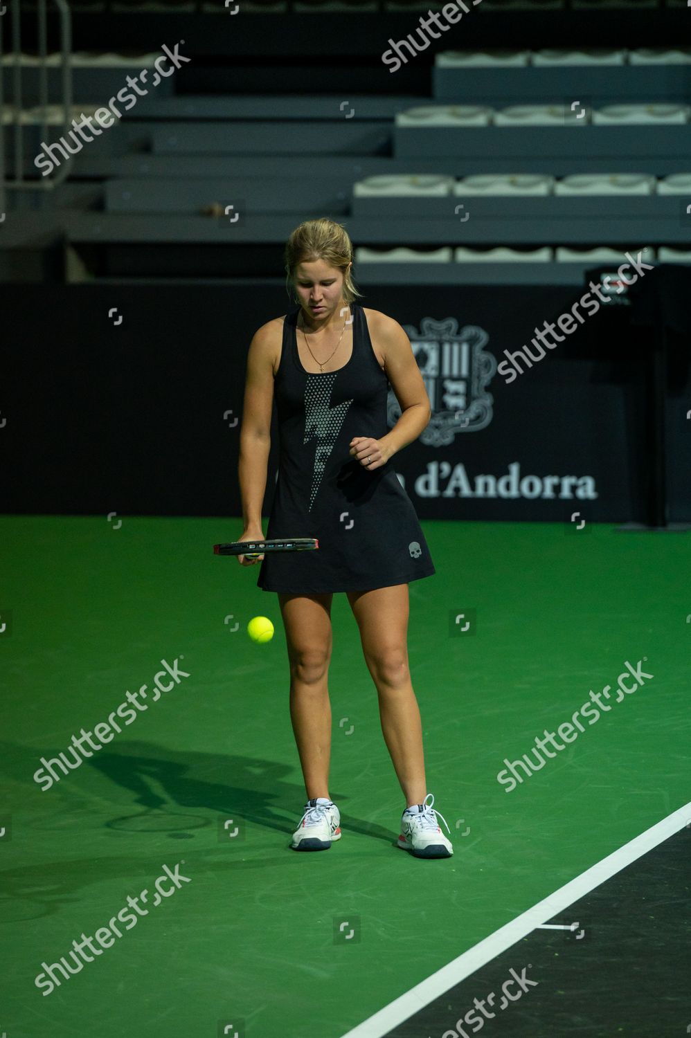 Anastasia Zakharova Rusia Action Against Oceane Editorial Stock Photo ...
