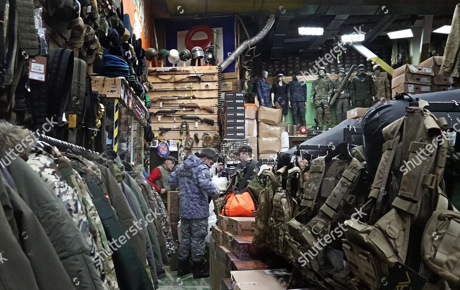 Man Attends Military Uniform Store Moscow Editorial Stock Photo - Stock ...