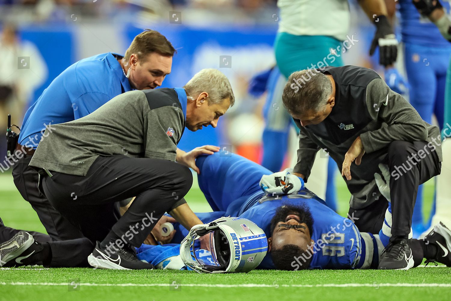 Detroit Lions Defensive End Isaiah Buggs Editorial Stock Photo - Stock  Image