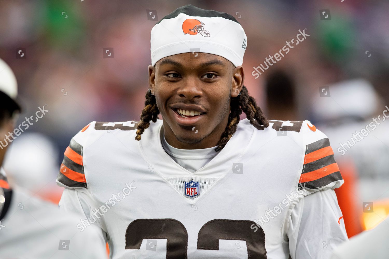 Cleveland Browns cornerback Martin Emerson Jr. (23) is shown