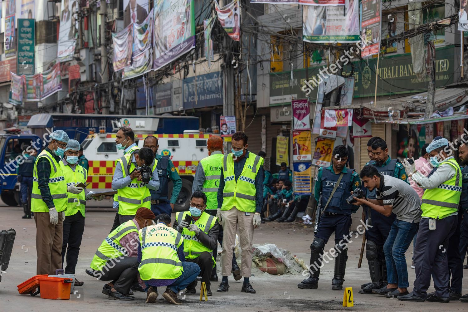 Crime Investigation Department Cid Officials Seen Editorial Stock Photo ...