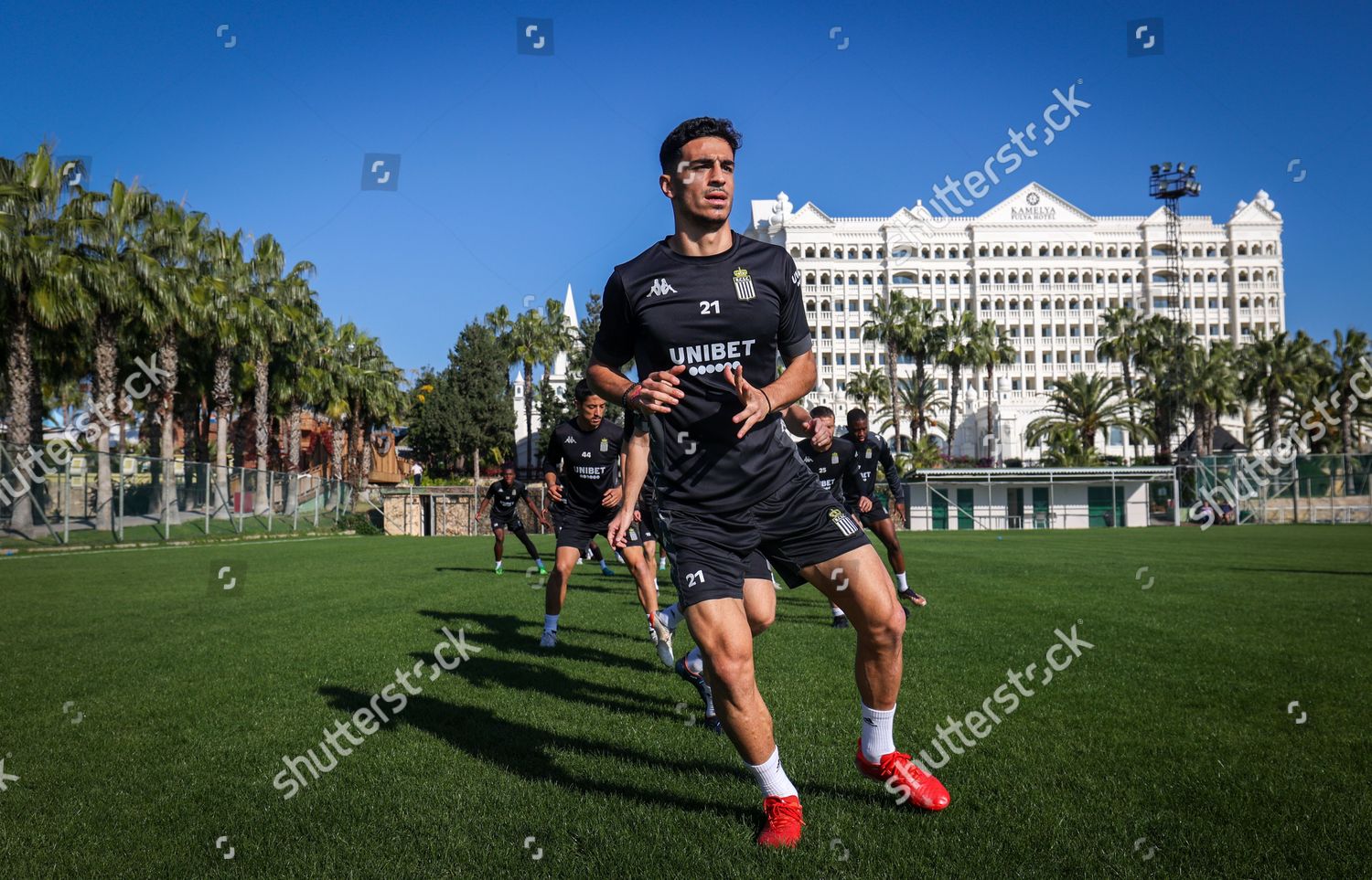 Charlerois Stelios Andreou Pictured Action During Editorial Stock Photo