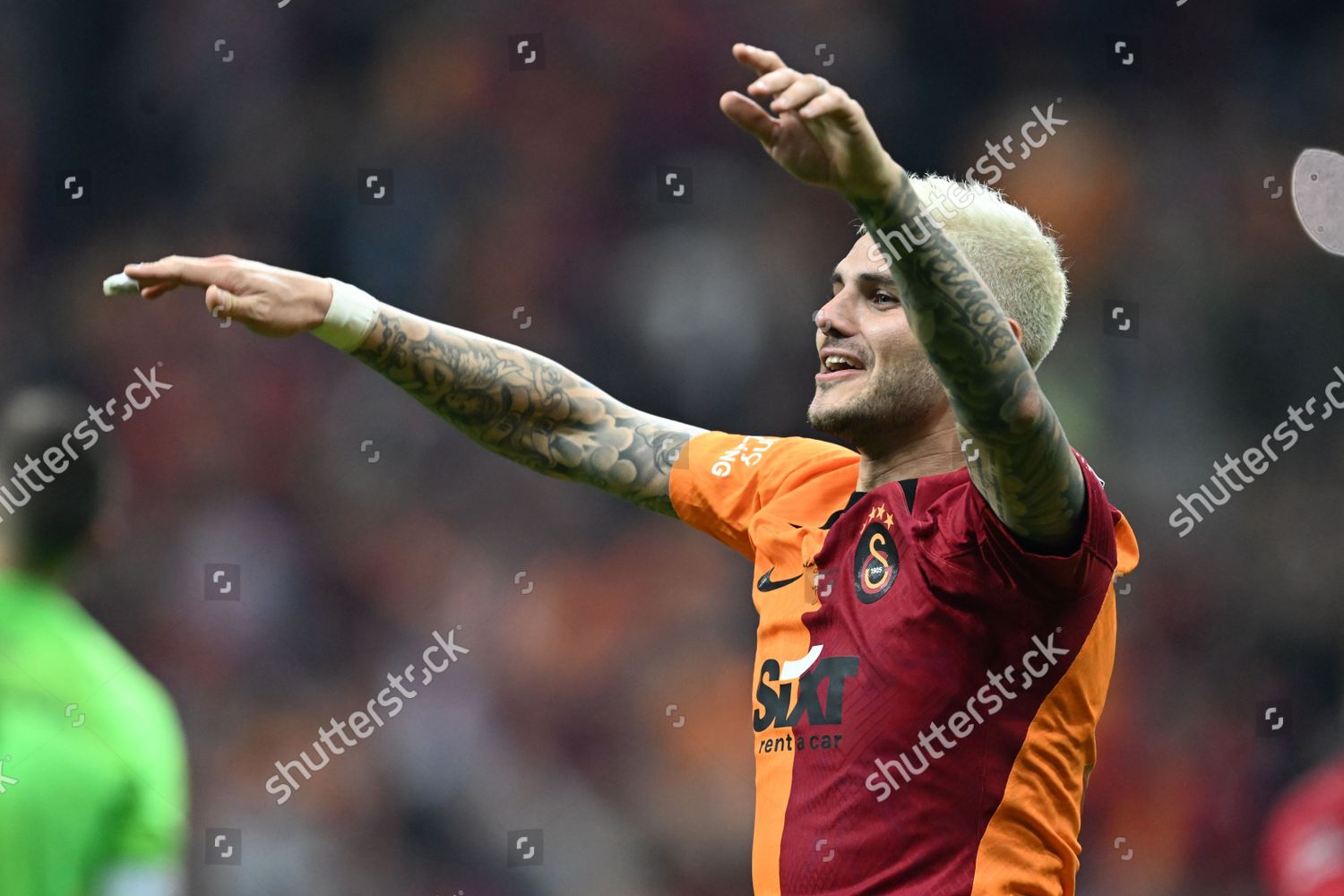 Istanbul Mauro Icardi Galatasaray During Turkish Redaktionelles Stockfoto –  Stockbild