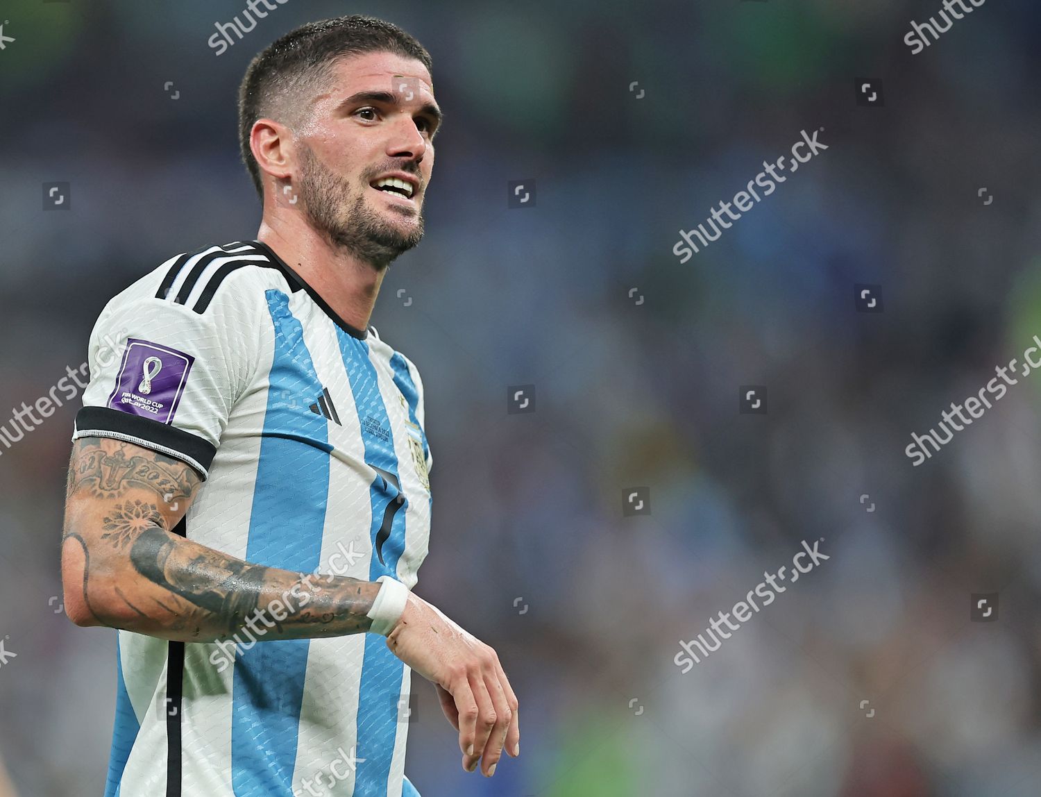 Rodrigo De Paul Argentina Lusail Iconic Editorial Stock Photo - Stock ...