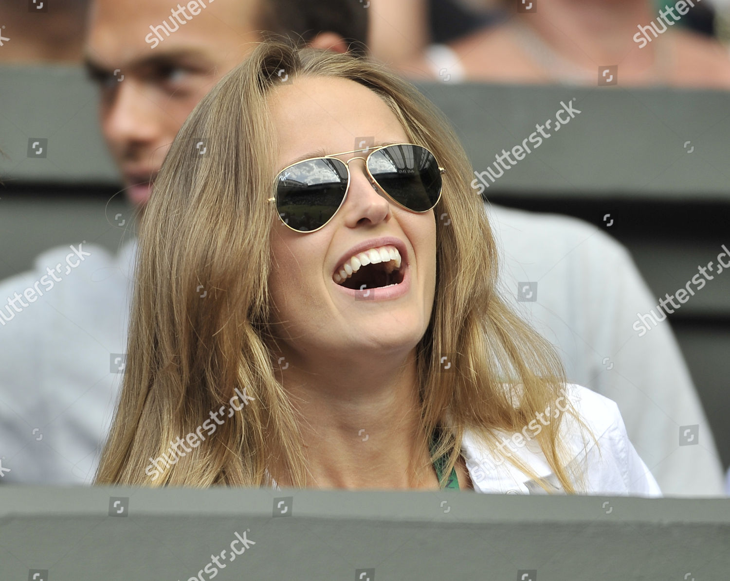 Andy Murrays Girlfriend Kim Sears Andy Murray Redaktionelles Stockfoto Stockbild Shutterstock