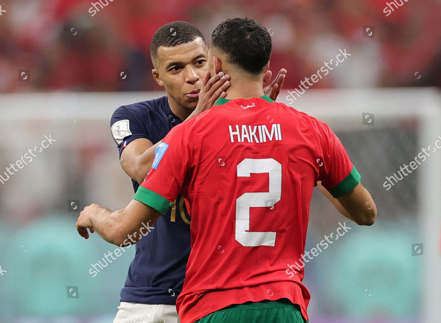 Kylian Mbappe L France Achraf Hakimi Editorial Stock Photo   Stock