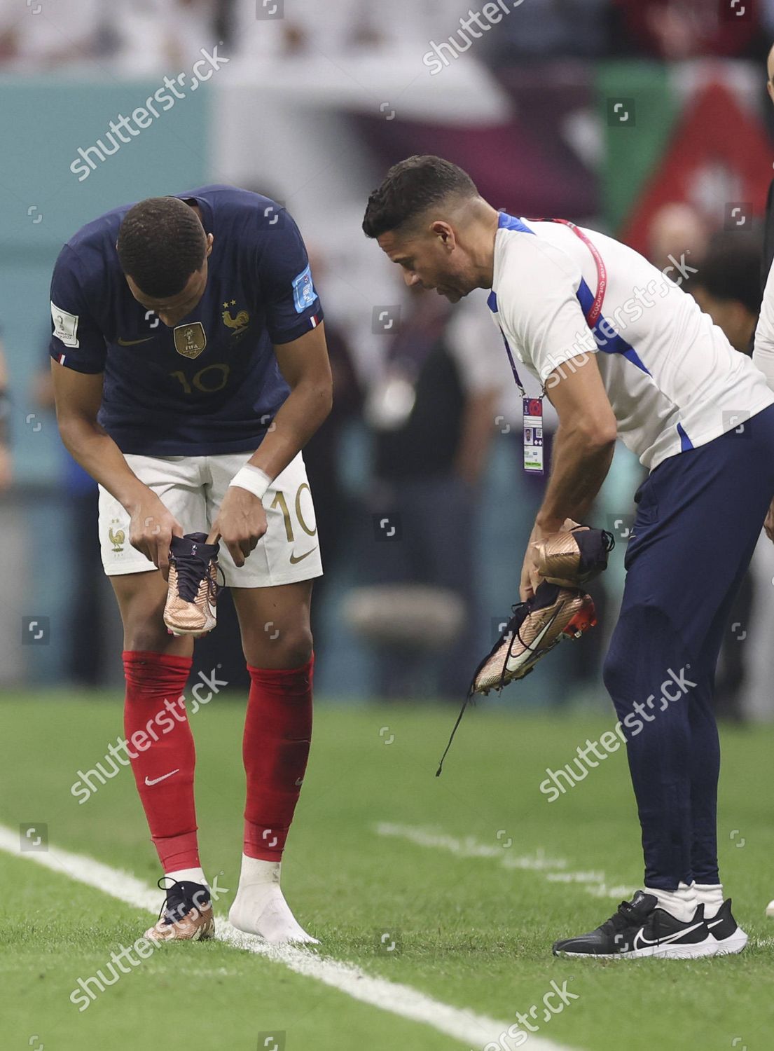 Al Khor, Qatar. 14th Dec, 2022. Kylian Mbappe of France after