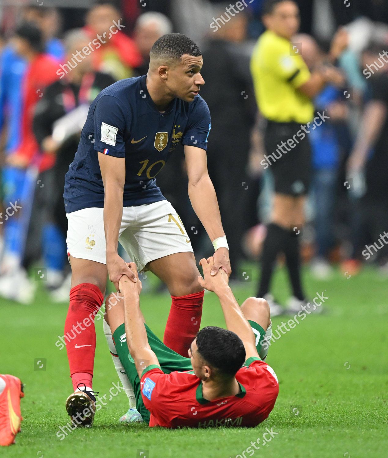 Kylian Mbappe 10 France Achraf Hakimi Editorial Stock Photo   Stock