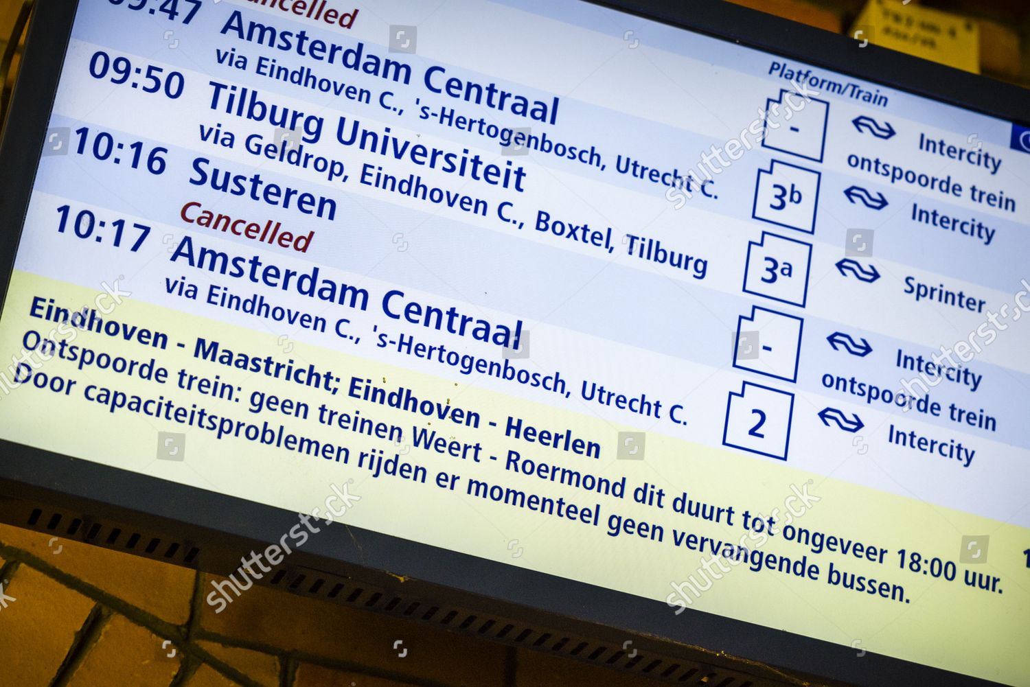 20220925 093516 Weert Information Board Station Editorial Stock Photo