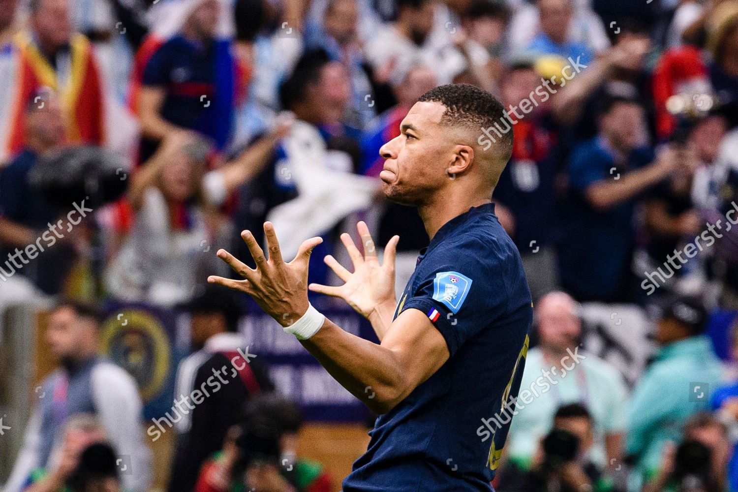 Kylian Mbappe France Celebrates After Scoring Editorial Stock Photo ...