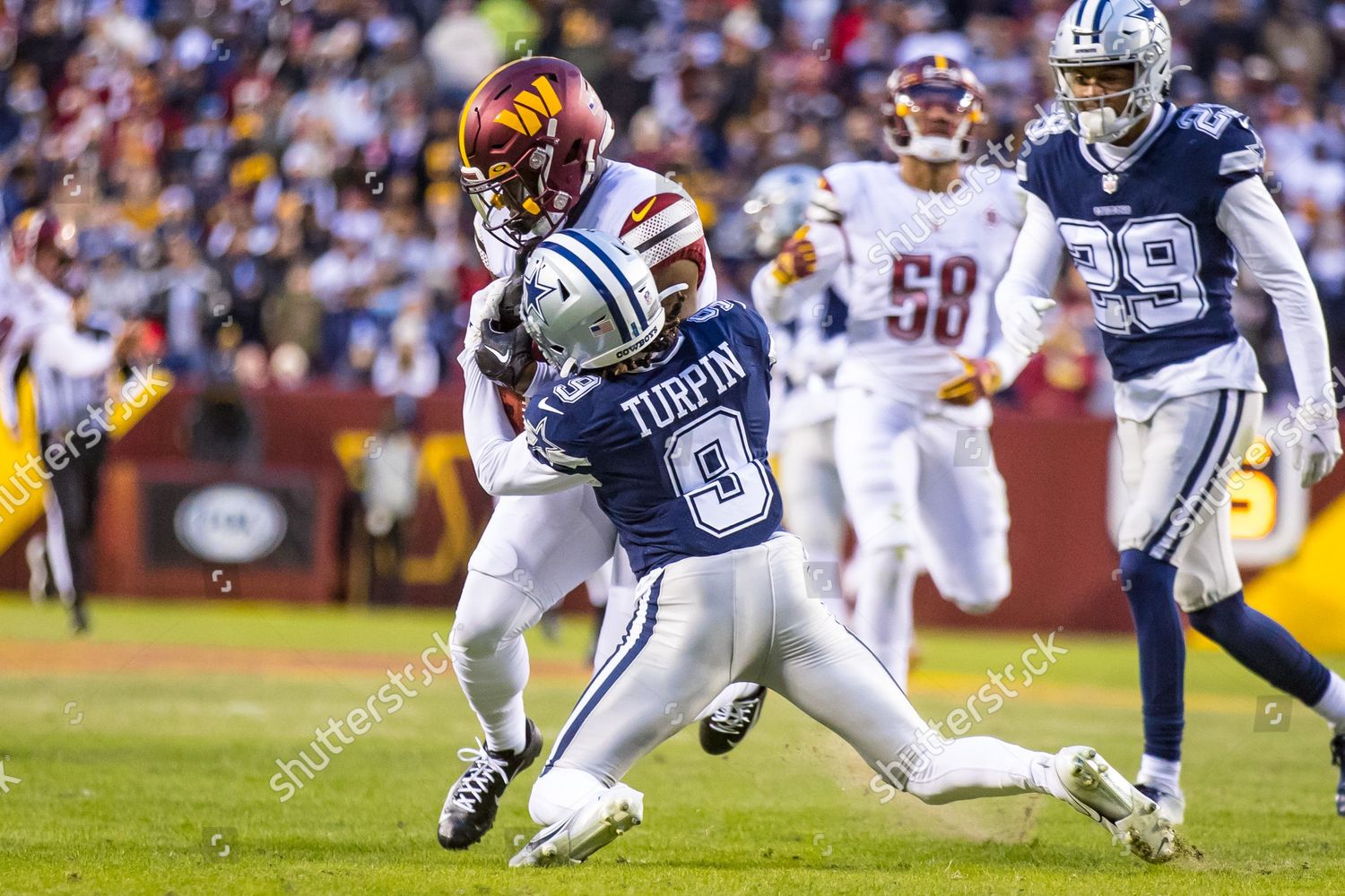 Washington Commanders Cornerback Christian Holmes 34 Editorial Stock Photo  - Stock Image