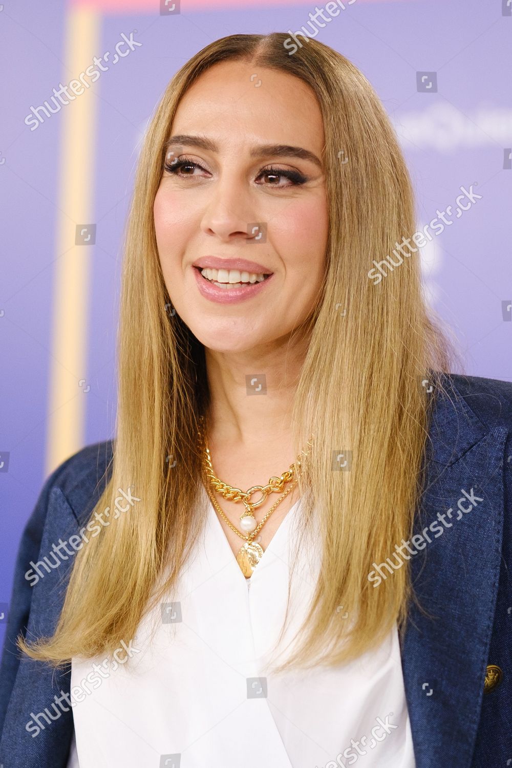 Singer Monica Naranjo Poses Photos During Editorial Stock Photo - Stock