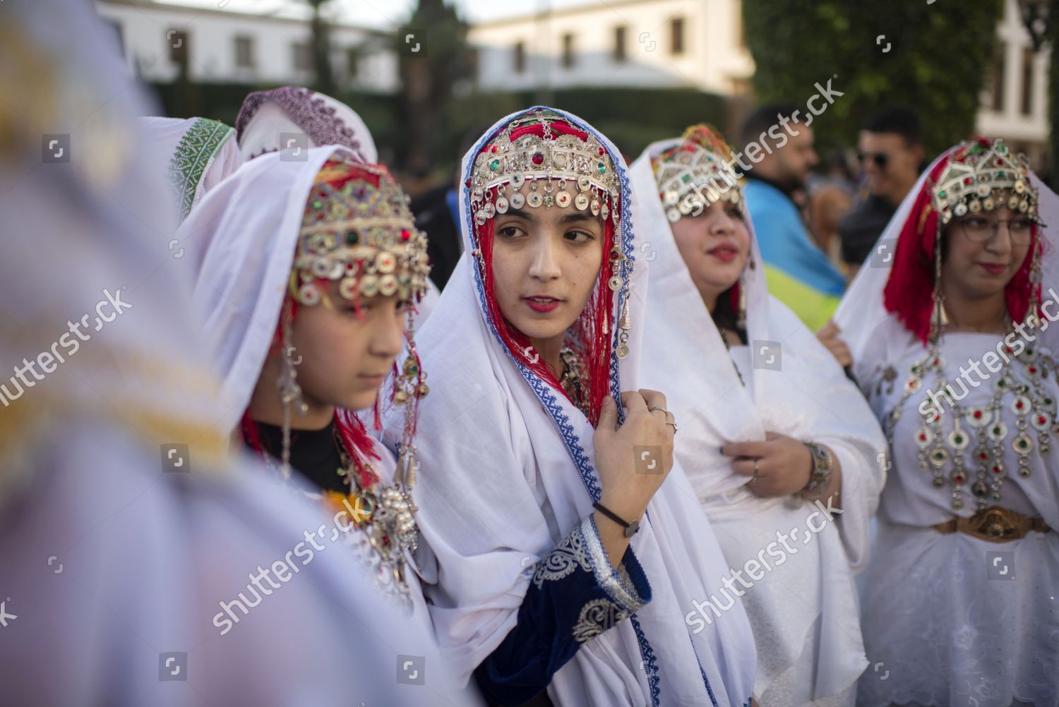 Amazigh Women Girls Wear Traditional Clothes Editorial Stock Photo 