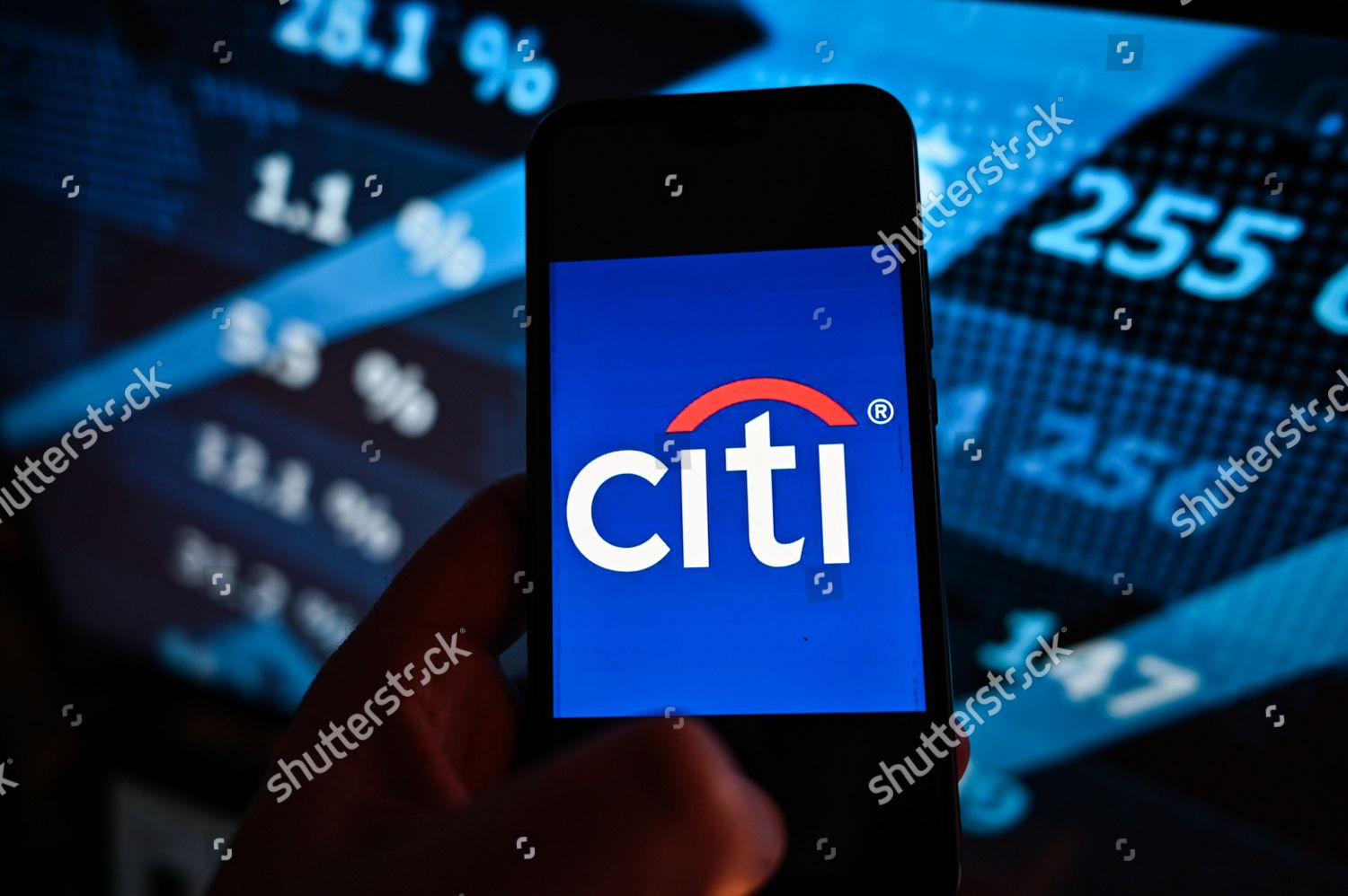 This Photo Illustration Citi Group Logo Editorial Stock Photo - Stock ...