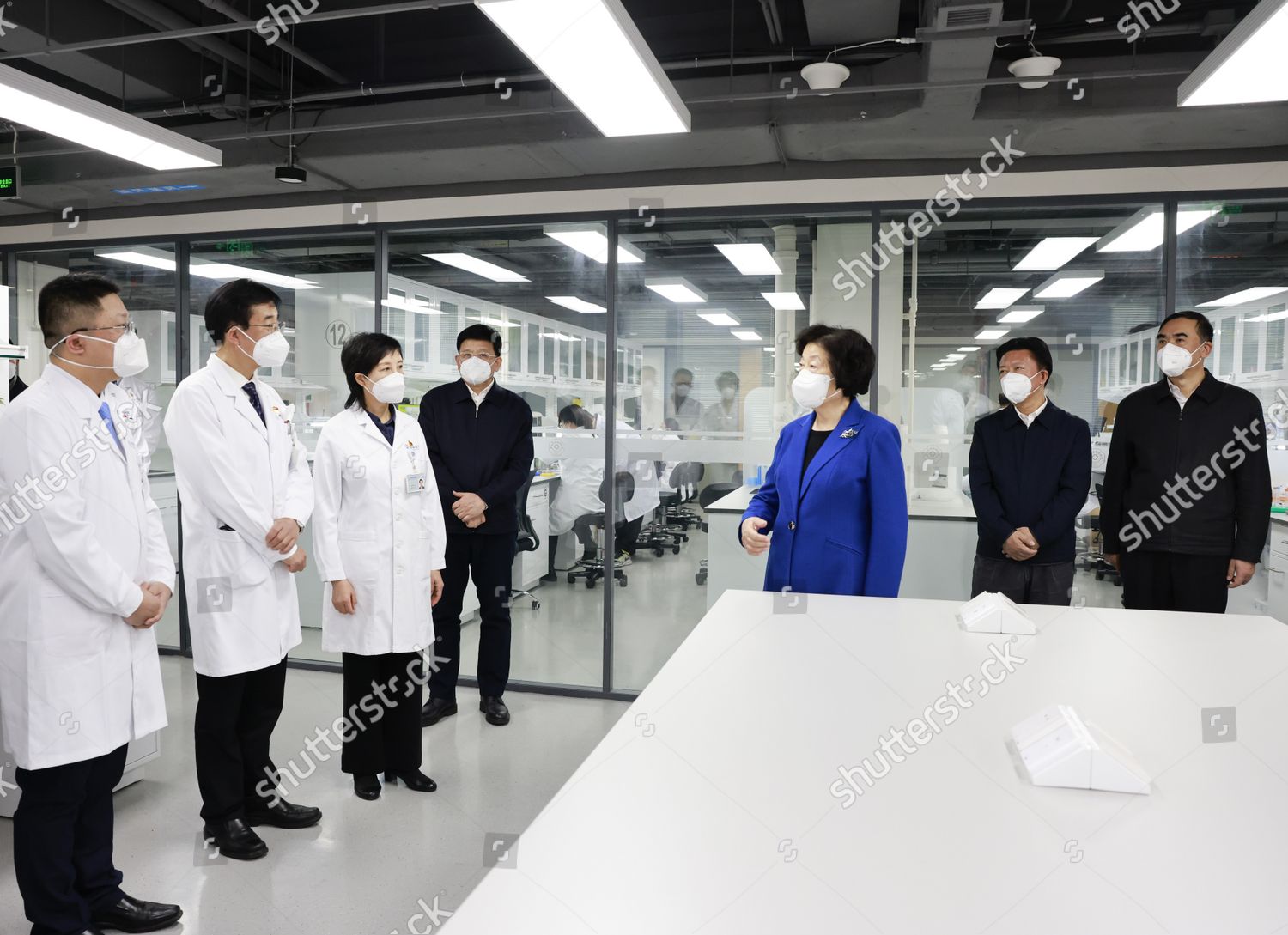 Chinese Vice Premier Sun Chunlan Talks Editorial Stock Photo Stock