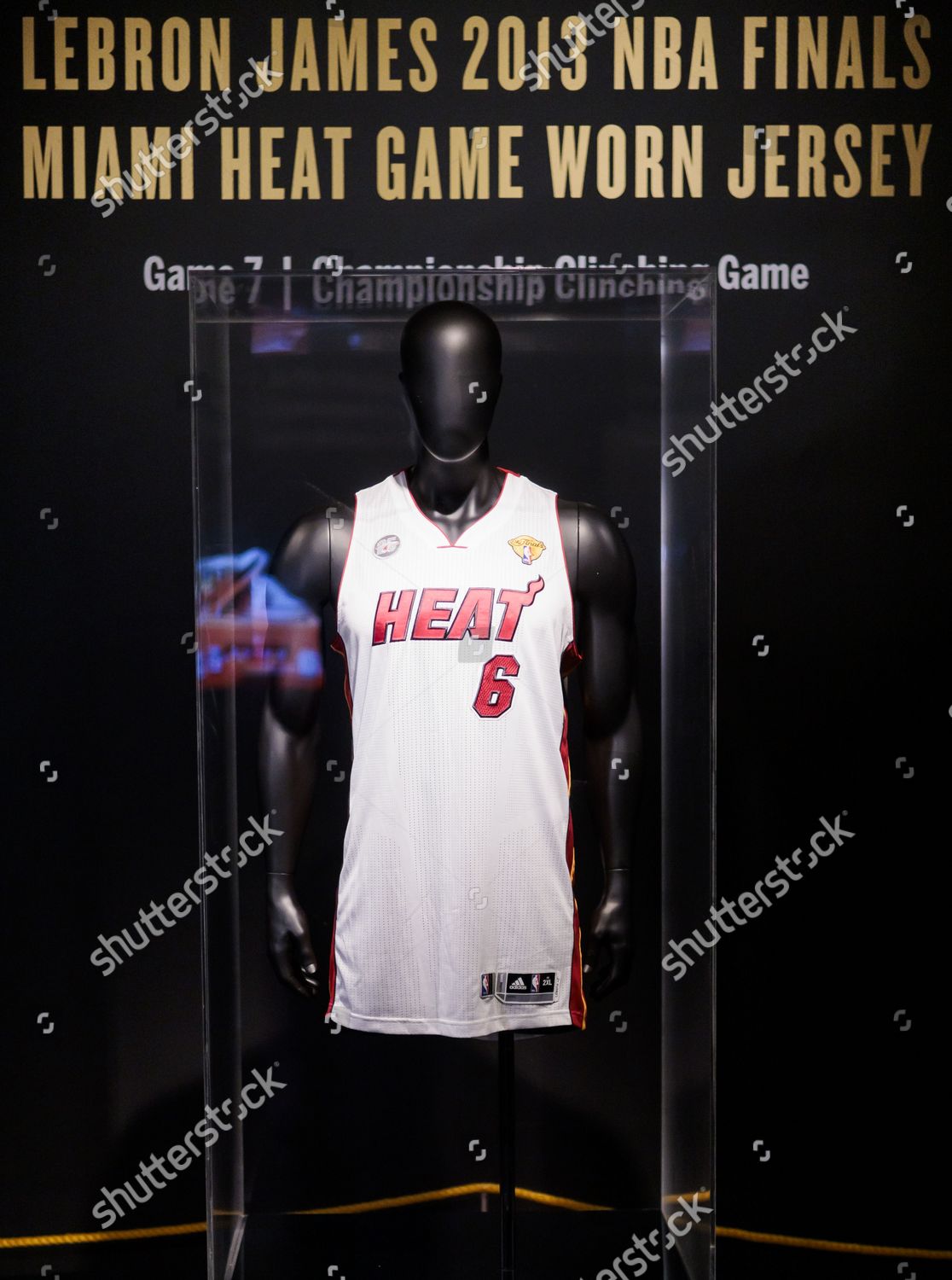 Sotheby's auctions LeBron James' 2013 NBA Finals jersey
