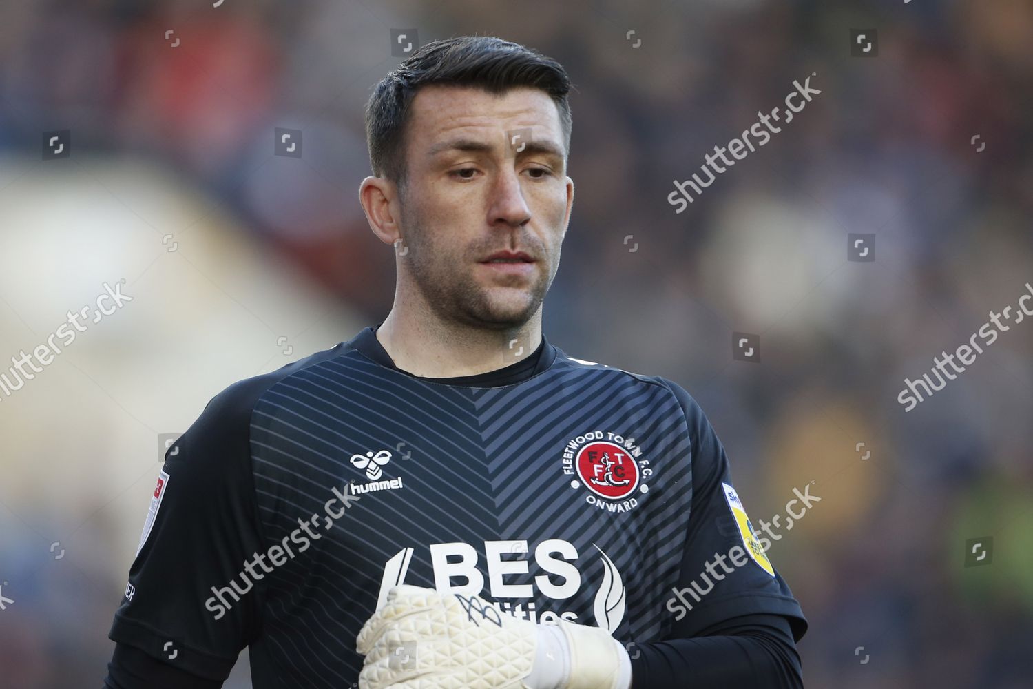 Portrait Fleetwood Town Goalkeeper Jay Lynch Editorial Stock Photo 