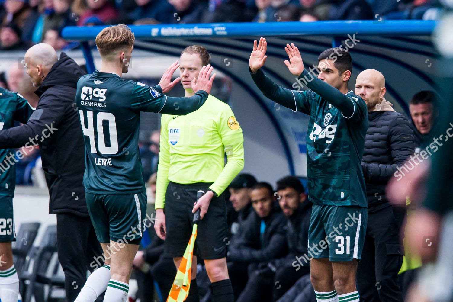 Herenveen Lr Luciano Valente Fc Groningen Editorial Stock Photo - Stock ...