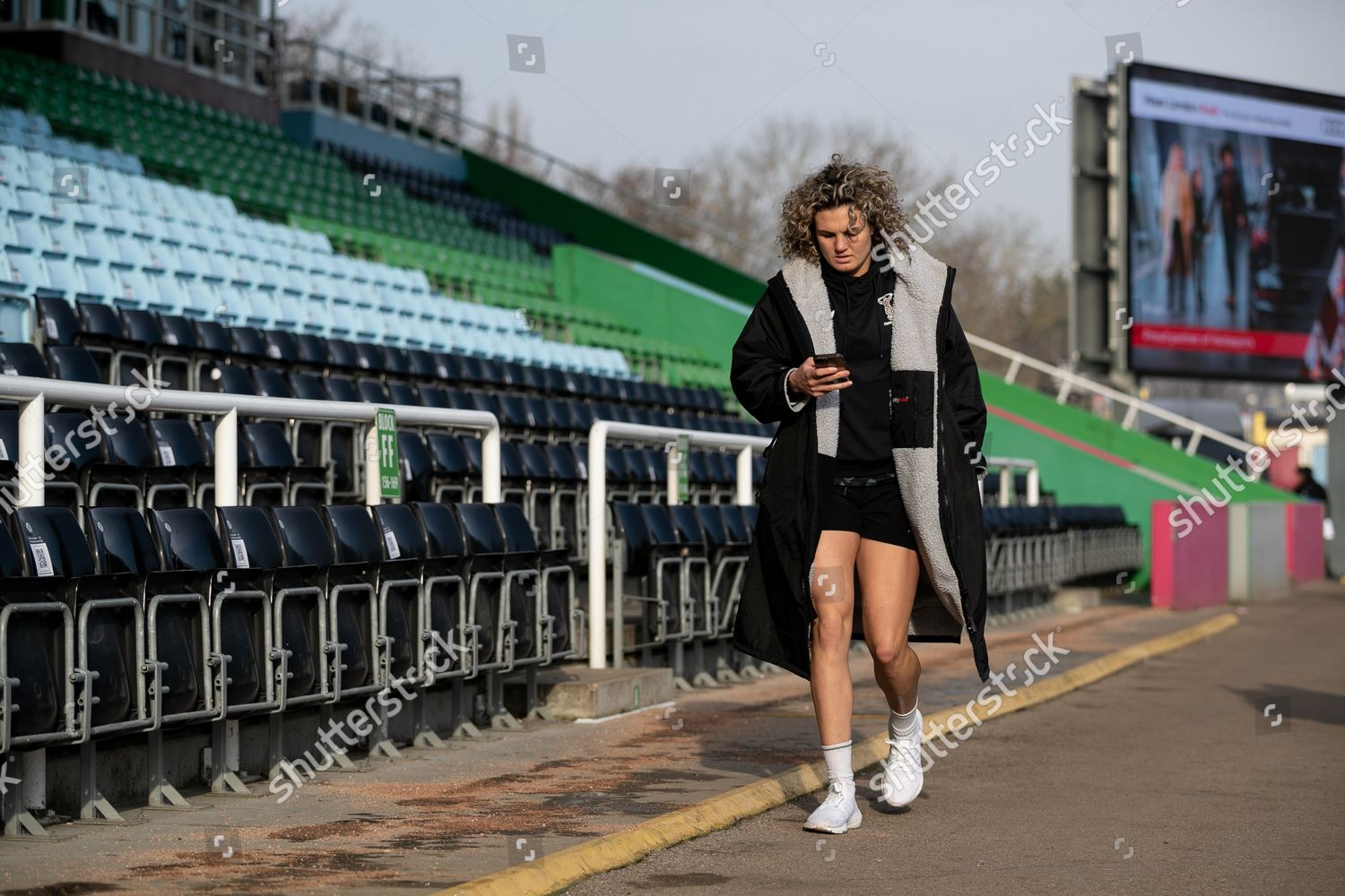 Ellie Kildunne Harlequins Arrives Stadium Prior Editorial Stock Photo