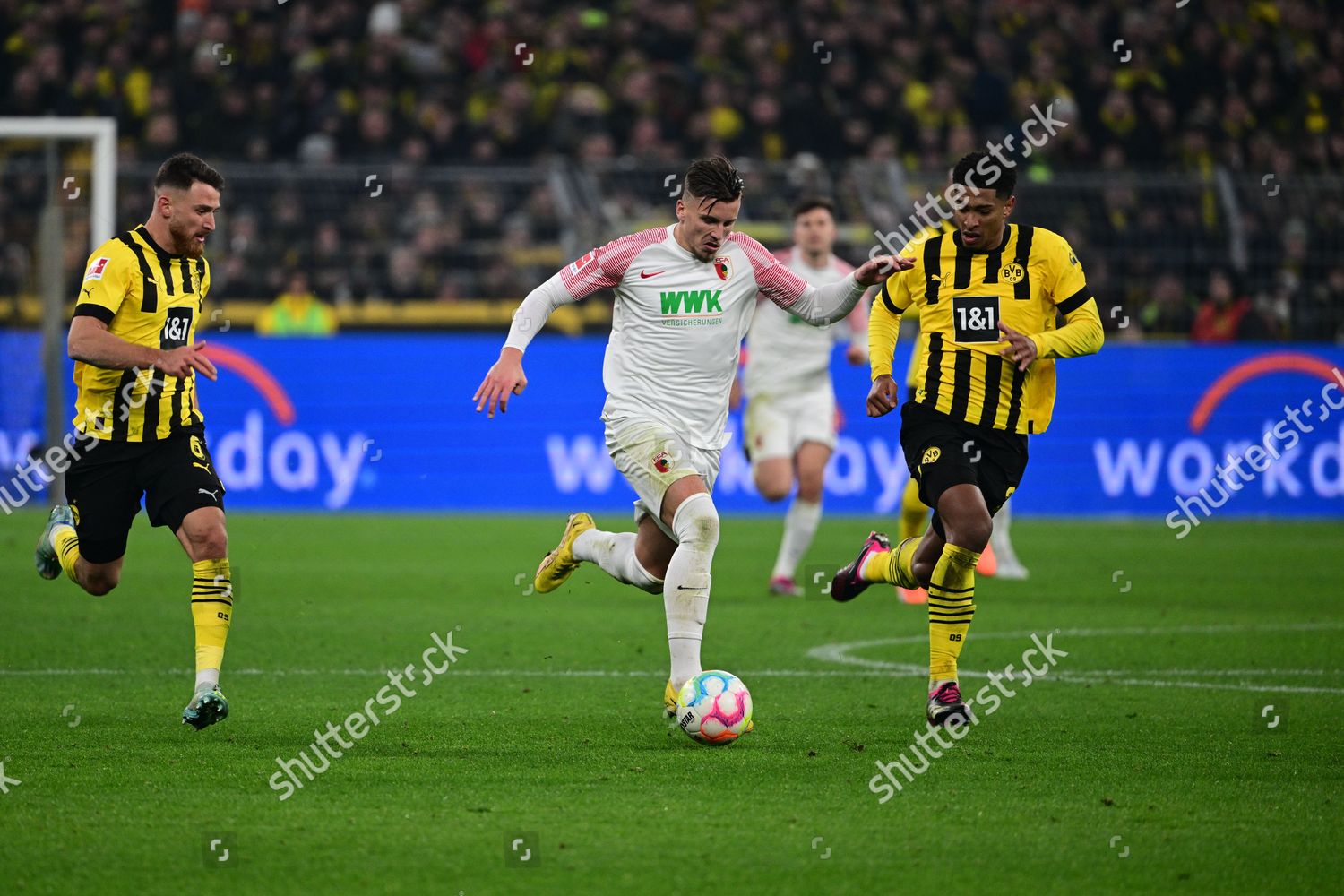 Ermedin Demirovic 9 Fc Augsburg Duel Editorial Stock Photo - Stock ...